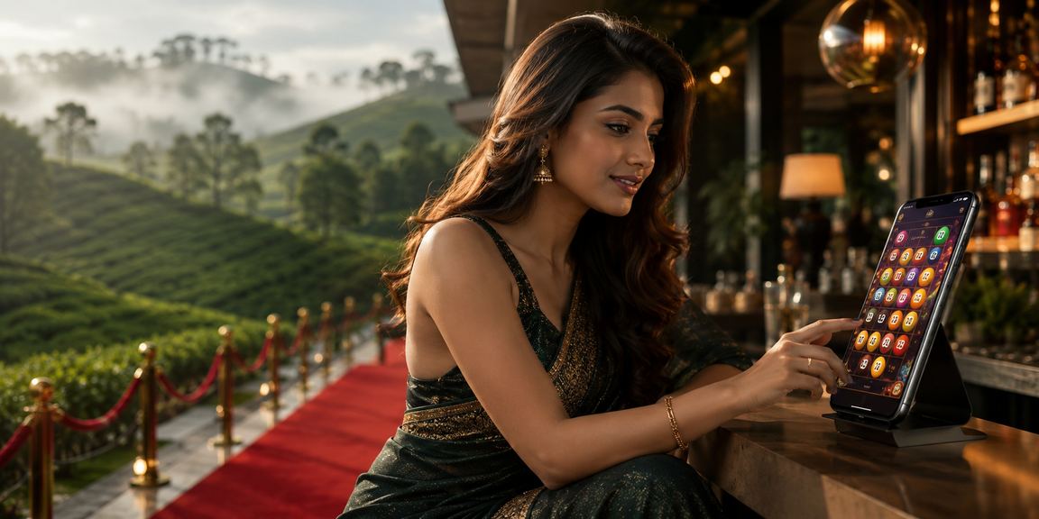 সিলেটে লটারি এবং চা বাগানের দৃশ্য